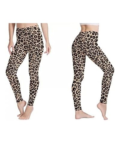 Yoga Pants for Women High Waist Leggings Tight Running Animals Print Cactus Print $13.16 Activewear