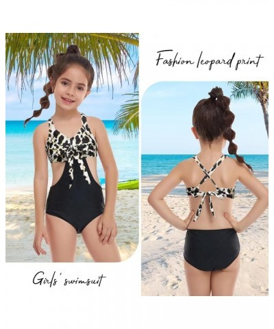 Family Matching Swimsuits One Piece Leopard Bathing Suits Family Swimwear Matching Set Womens Monkini Swimsuits Men Leopard $...