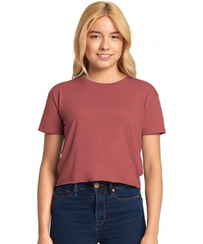 The Festival Cali Crop T-Shirt (N5080) Smoked Paprika $8.08 T-Shirts