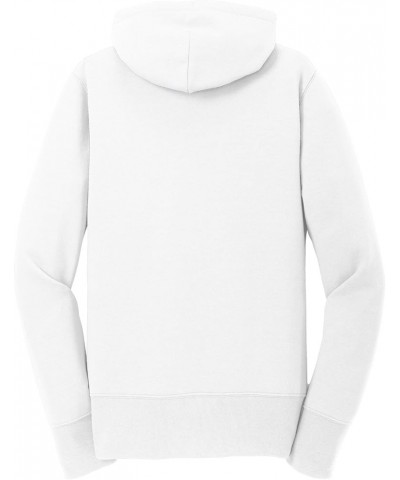 Ladies Core Fleece Full-Zip Hooded Sweatshirts in Sizes: XS-4XL White $20.68 Activewear