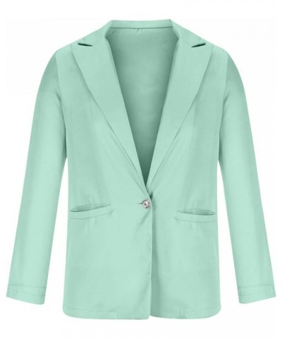 Blazers for Women Open Front Long Sleeve Suit Blazer Jackets Classic Lapel Open Front Button Suit Blazer Jackets 1241-nfhhse-...