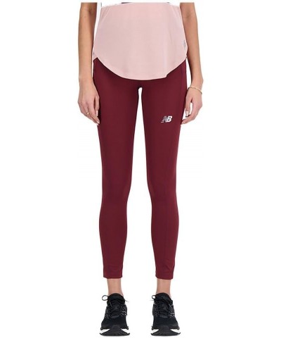 Women's Accelerate Pacer Tight Nb Burgundy $28.71 Activewear