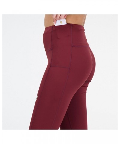 Women's Accelerate Pacer Tight Nb Burgundy $28.71 Activewear