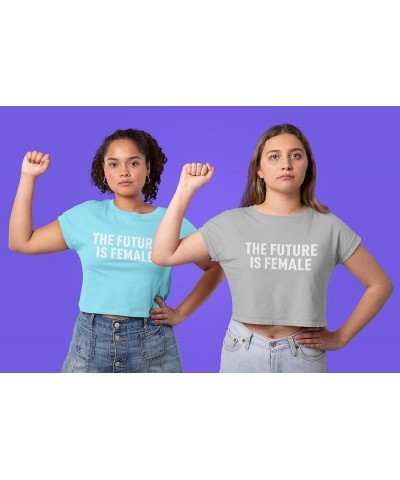 The Future is Female Feminism Womens T-Shirt Navy Blue $9.03 T-Shirts