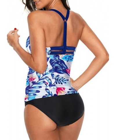 Womens 2024 Summer Striped Print Racerback Tankini Swim Top No Bottom (S-XXXL) 1 White $15.82 Swimsuits