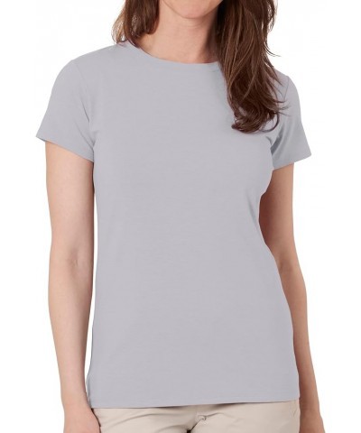 Traci Travel Tee Shirt for Women - 1 Hidden Pocket - Lightweight Wrinkle Resistant Top for Travel & More Ash $31.05 T-Shirts