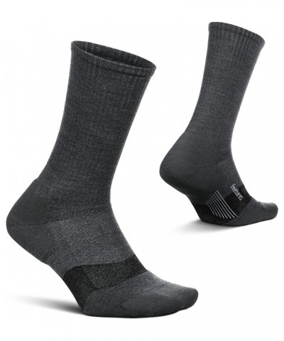 Merino 10 Cushion Crew Sock Stripe (1 Pair) Gray $14.79 Activewear