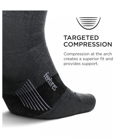 Merino 10 Cushion Crew Sock Stripe (1 Pair) Gray $14.79 Activewear