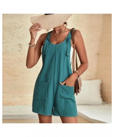 Overalls for Women Short 2024 Summer Baggy Rompers Casual Adjustable Straps Loose Bib Overalls Jumpsuit with Pockets Big Sale...