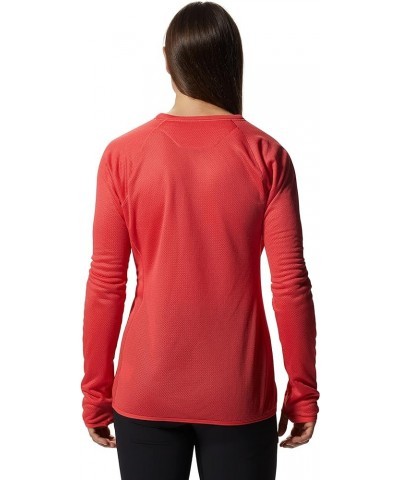 Women's Airmesh Long Sleeve Crew Solar Pink $25.29 Activewear