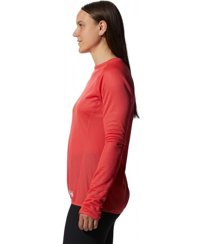 Women's Airmesh Long Sleeve Crew Solar Pink $25.29 Activewear