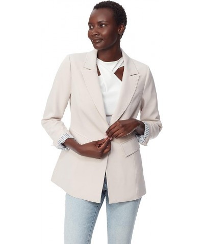 Women's Margot Single Breasted Long Blazer Tan $46.93 Blazers