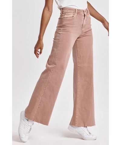 Women's Fiona Mid Rise Wide Leg Jeans Italian Clay $42.90 Jeans