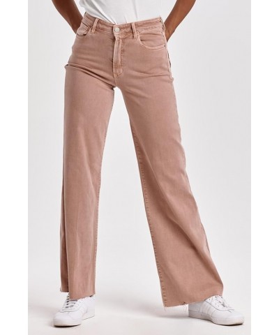 Women's Fiona Mid Rise Wide Leg Jeans Italian Clay $42.90 Jeans