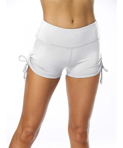 Athletic Booty Shorts for Women 3 Pack High Waisted Workout Pro Booty Shorts: Inseam 2",black,grey,white $17.30 Activewear