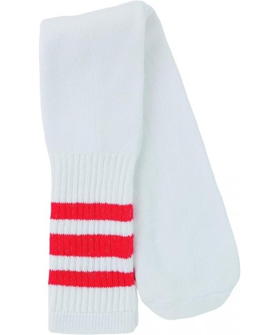 Unisex Knee High Cotton Tube Athletic Thick Socks w/Stripe Top 5 Pack: Assorted Colored Stripes $9.43 Activewear