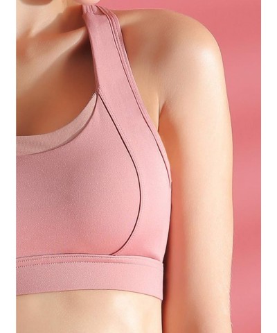 Racerback Sports Bras for Women Padded High Impact Support for Yoga Gym Running Fitness Rope Skipping Boxing Style6-light Pin...